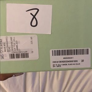 OFF WHITE Jelly sandal Size 37